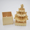 Рождественский стол украшение деревянный Пазл Новогодняя игрушка для детей